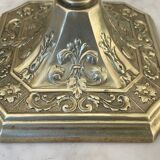 Paire de bougeoirs en laiton XIXème