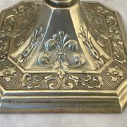 Paire de bougeoirs en laiton XIXème