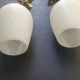 Pair of Art Deco wall sconces from the 1960s.