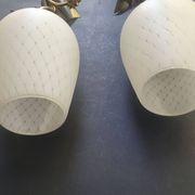 Pair of Art Deco wall sconces from the 1960s.