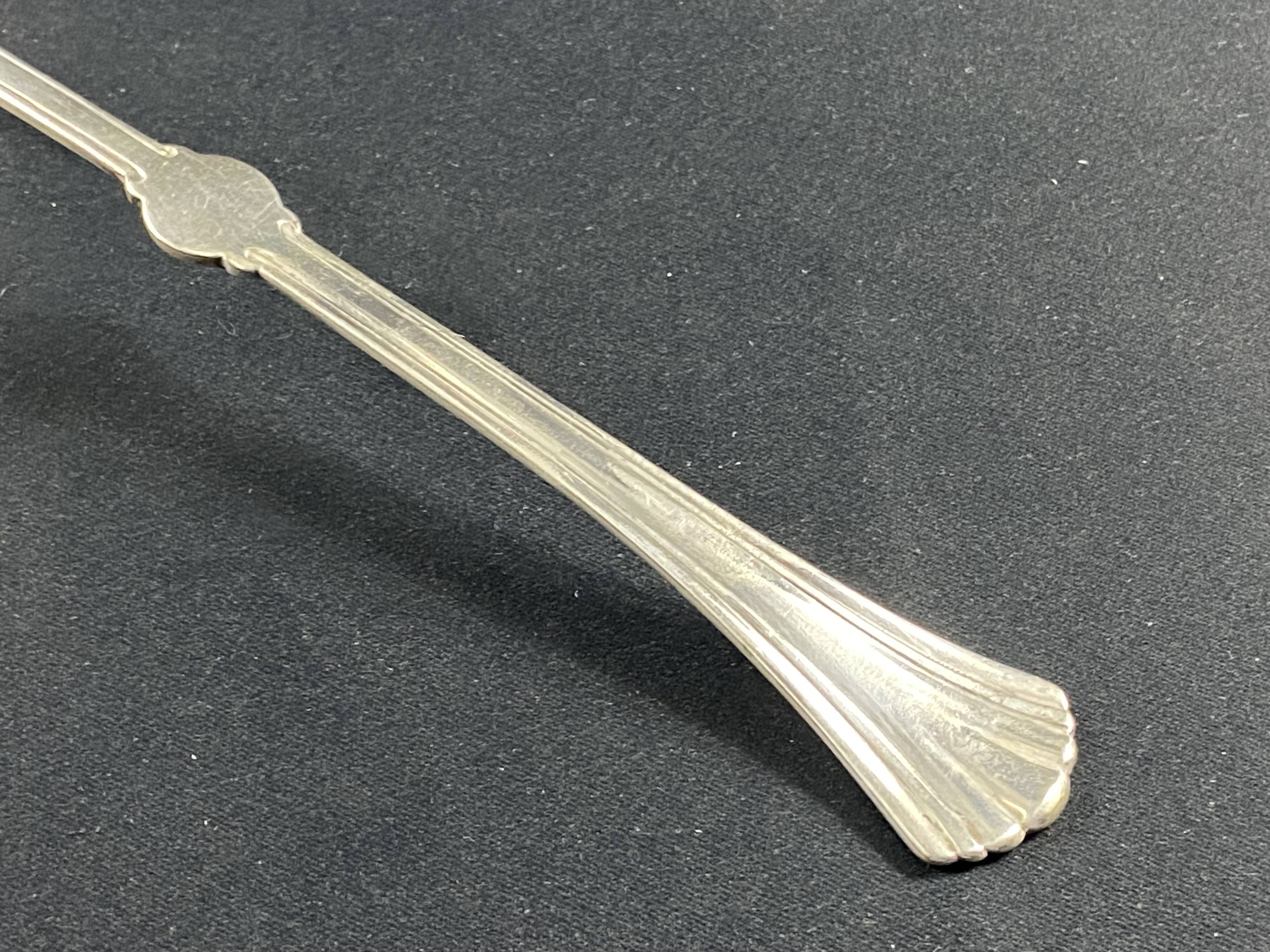 Silver-plated metal ladle signed christofle