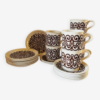Mugs, saucers and small plates biltons Staffordshire
