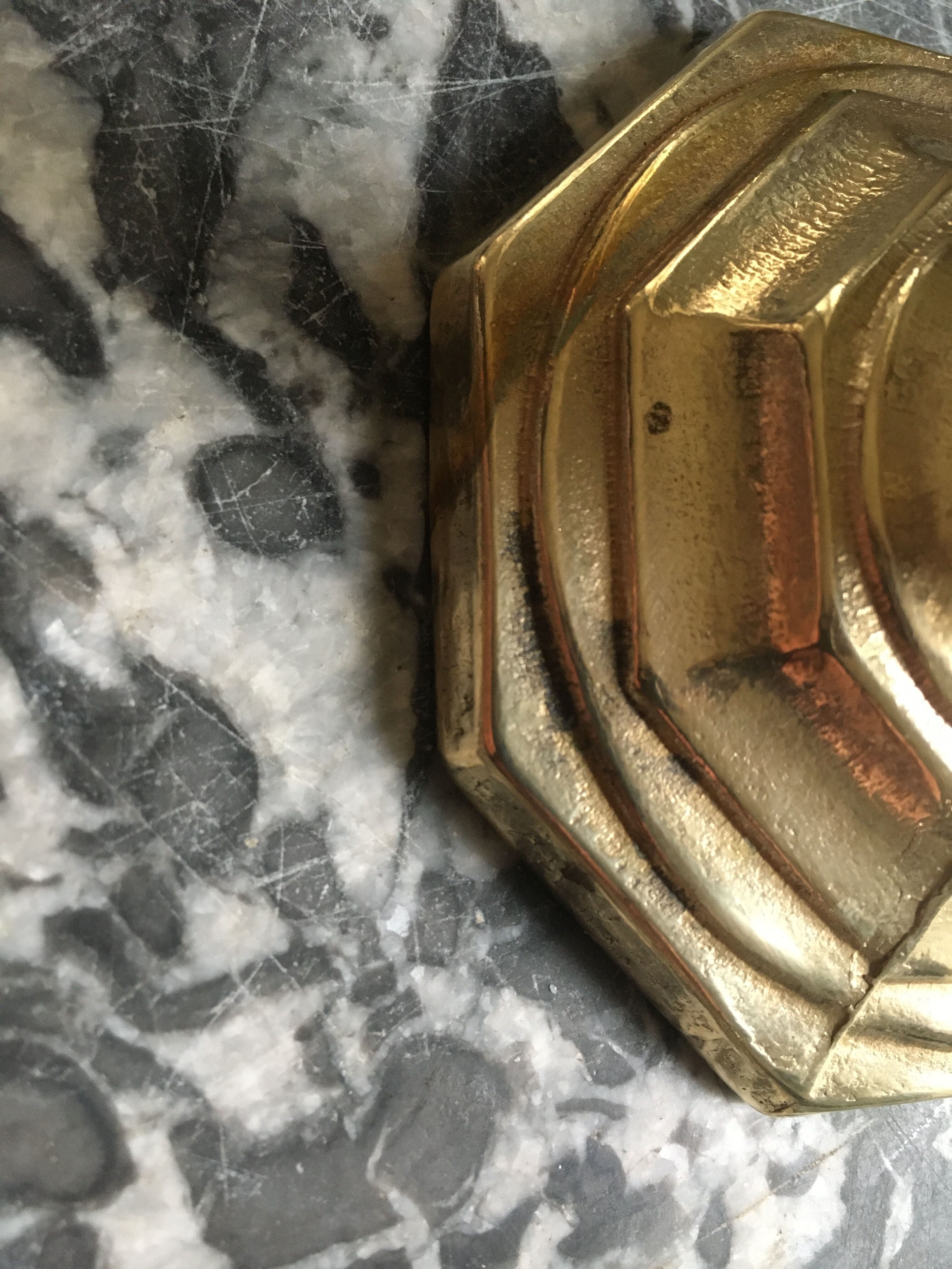 Golden brass candlesticks nijhof holland