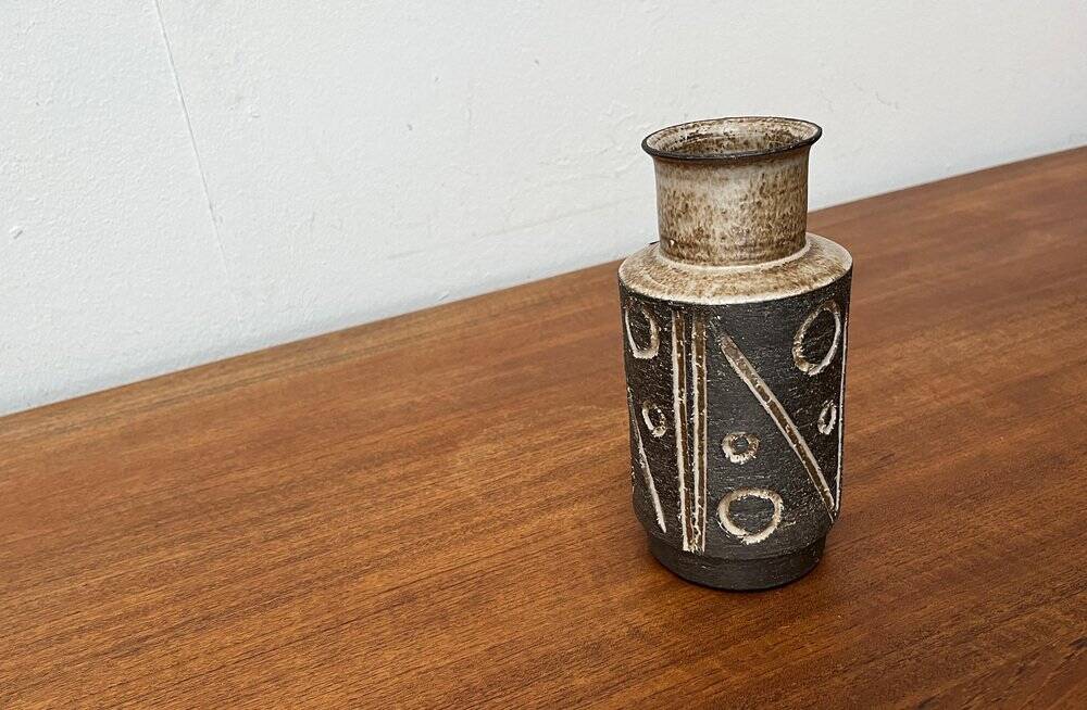 Mid-Century Danish Studio Pottery Vase from Lovemose Denmark, 1960s