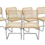Set of 6 Cesca B32 Chairs – Bauhaus design inspired by Marcel Breuer