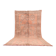 Large Vintage Moroccan Rug 203 x 376 cm, Peach Berber Wool Rug Handmade