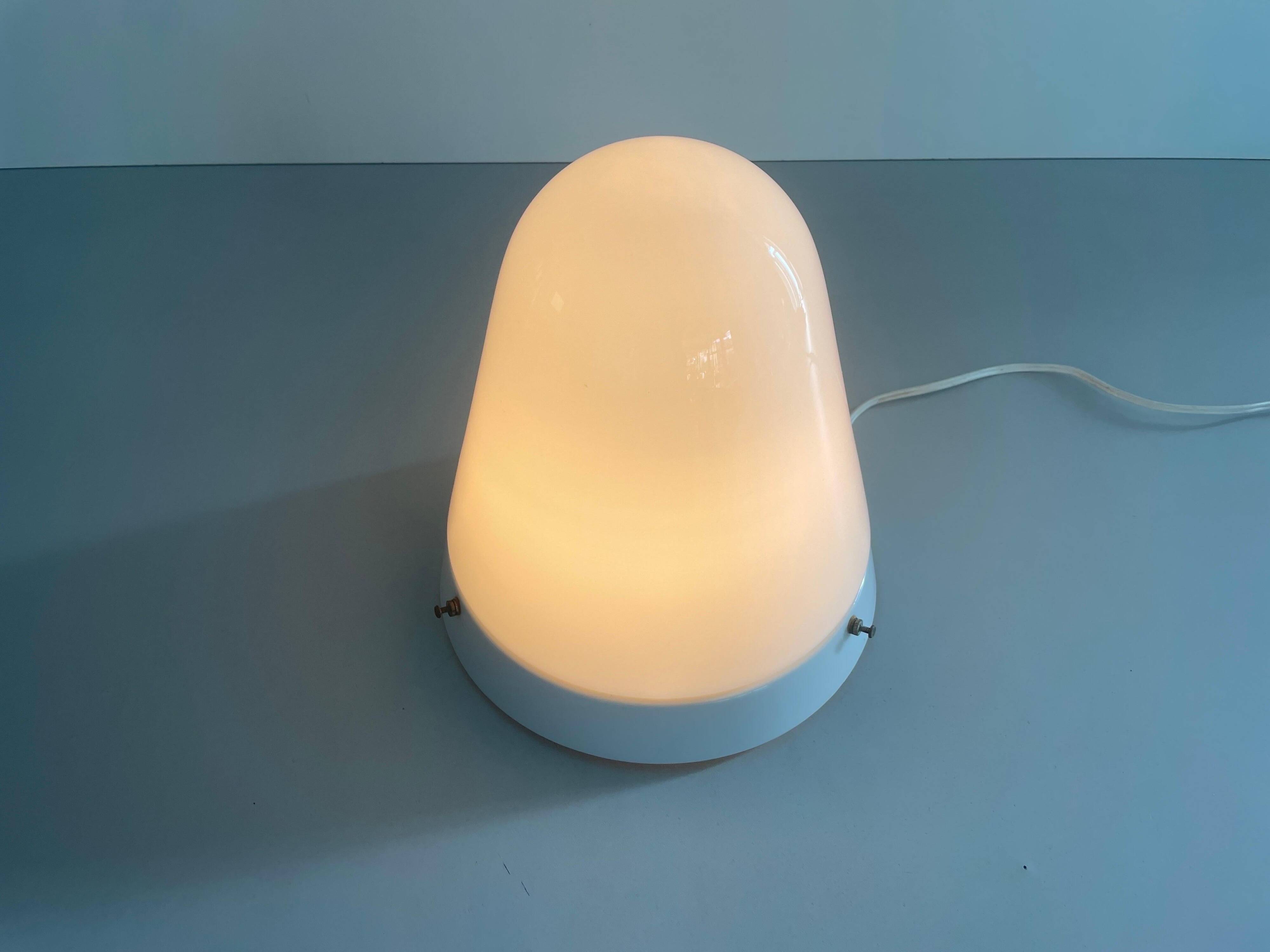 Flush-mounted Art Deco ceiling light with ceramic base, 1940s, Germany
