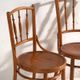 Antique bentwood chairs in Thonet style – Hungary, circa 1960 #8 – Set of 2 pieces