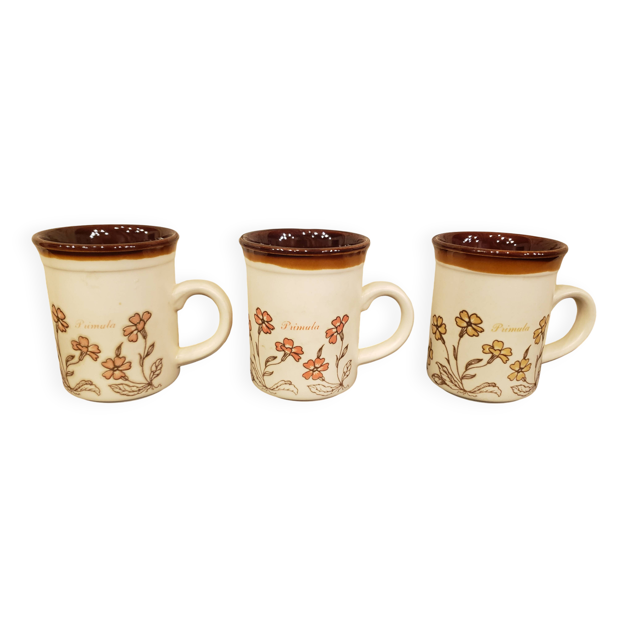 3 vintage BILTONS mugs