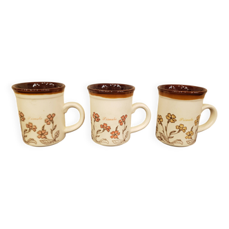 3 mugs vintage BILTONS