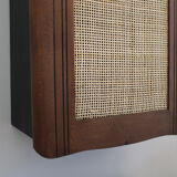 Wooden and canning shelf