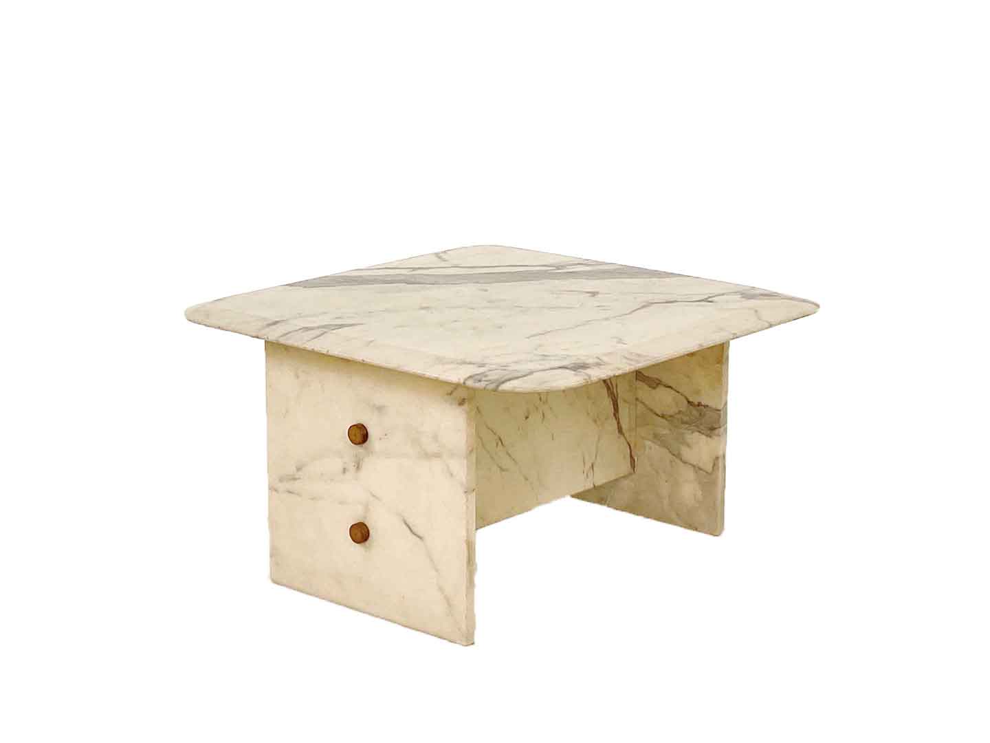 Vintage marble coffee table, 1980s
