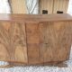 Art deco low sideboard 2 doors