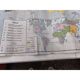 Laminated world map by P. Serryn 1972