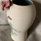 Vase barbotine flowers