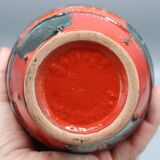 Old german vase vintage design west germany keramik harlekin 60's