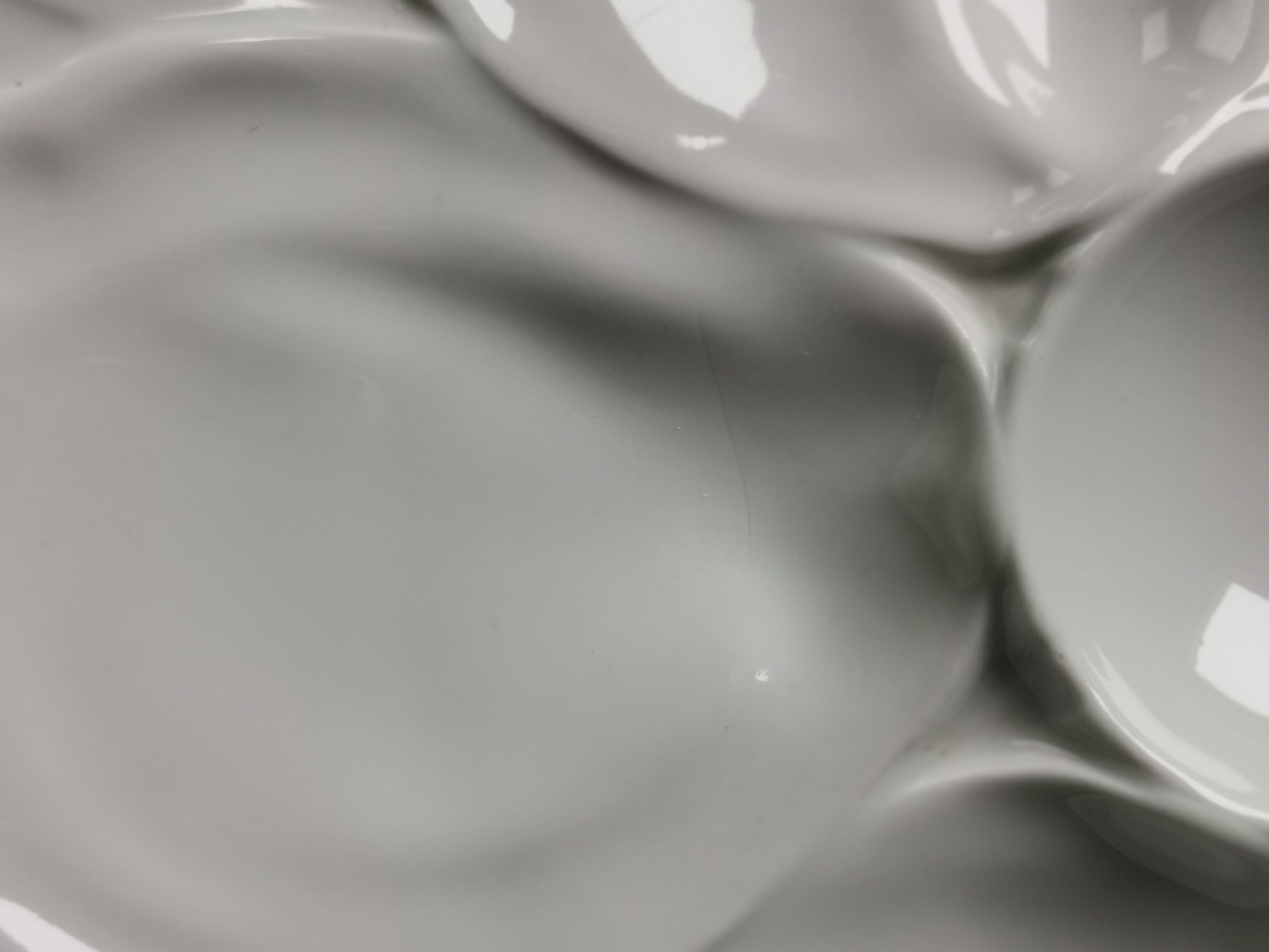 Ensemble de 6 assiettes Pillivuyt porcelaine blanche