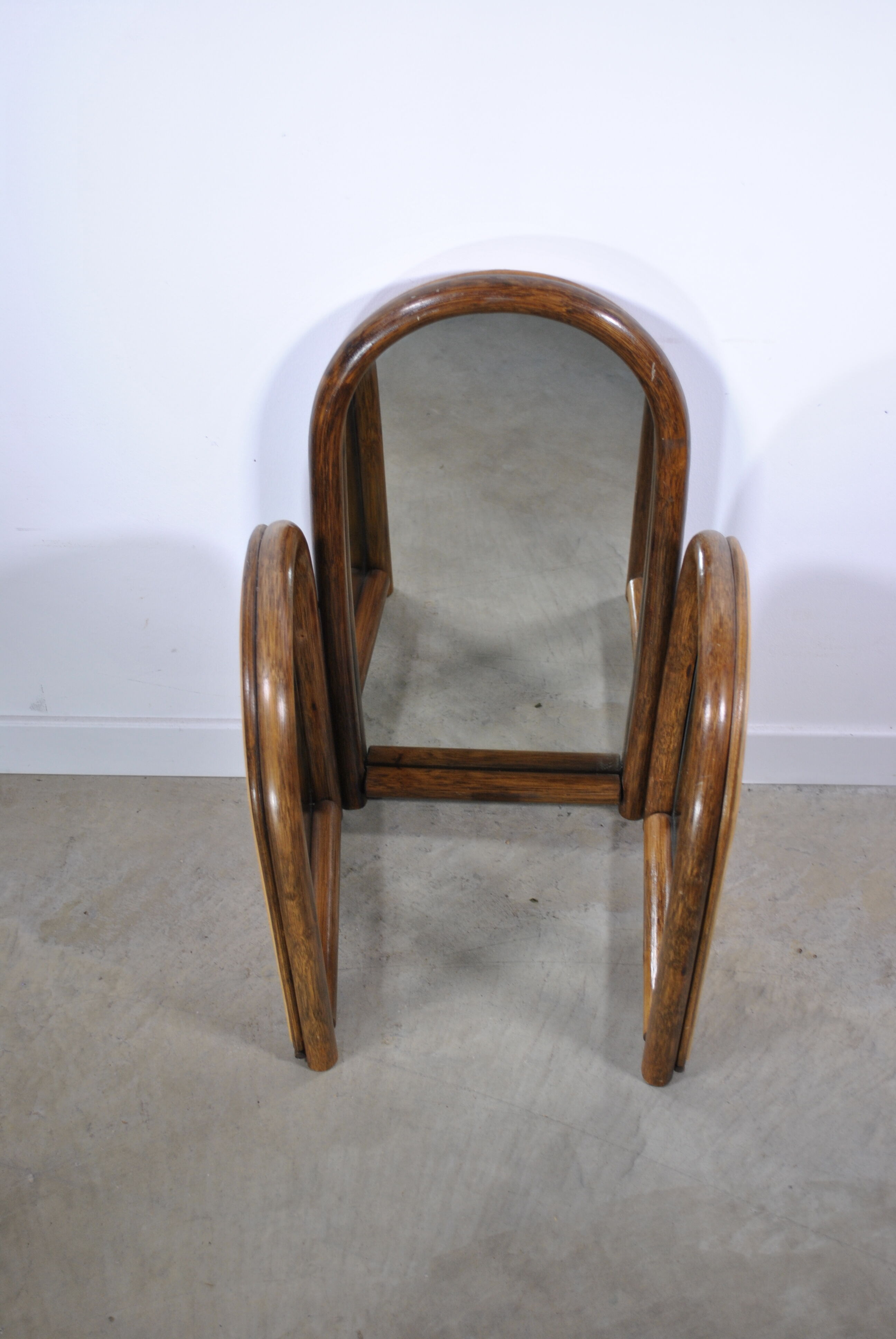 Triptych rattan mirror year 70.