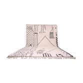 Tapis marocain laine naturelle unique 3x2 m