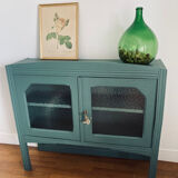 Top of glass buffet china cabinet