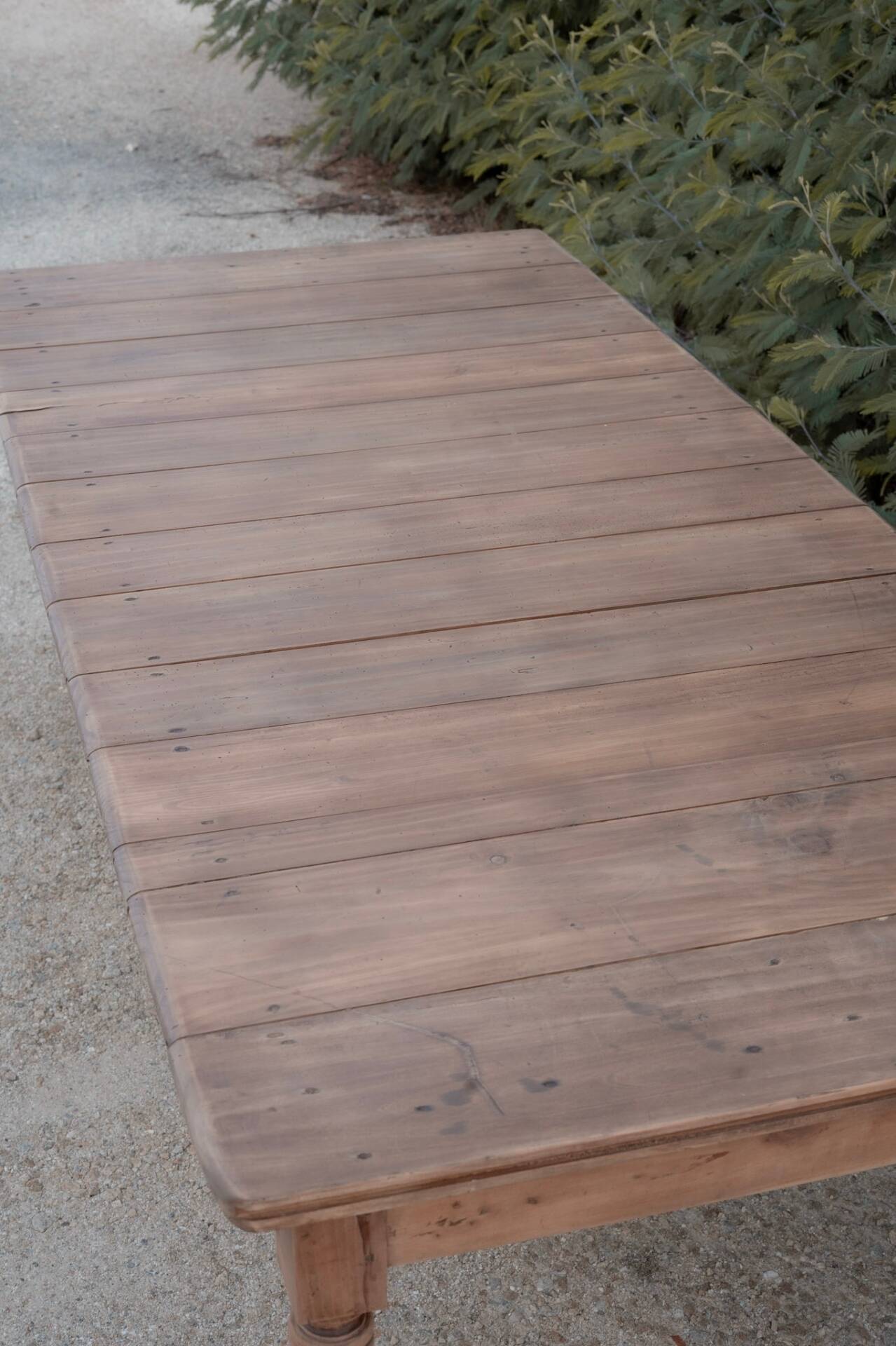 Renovated old farmhouse table