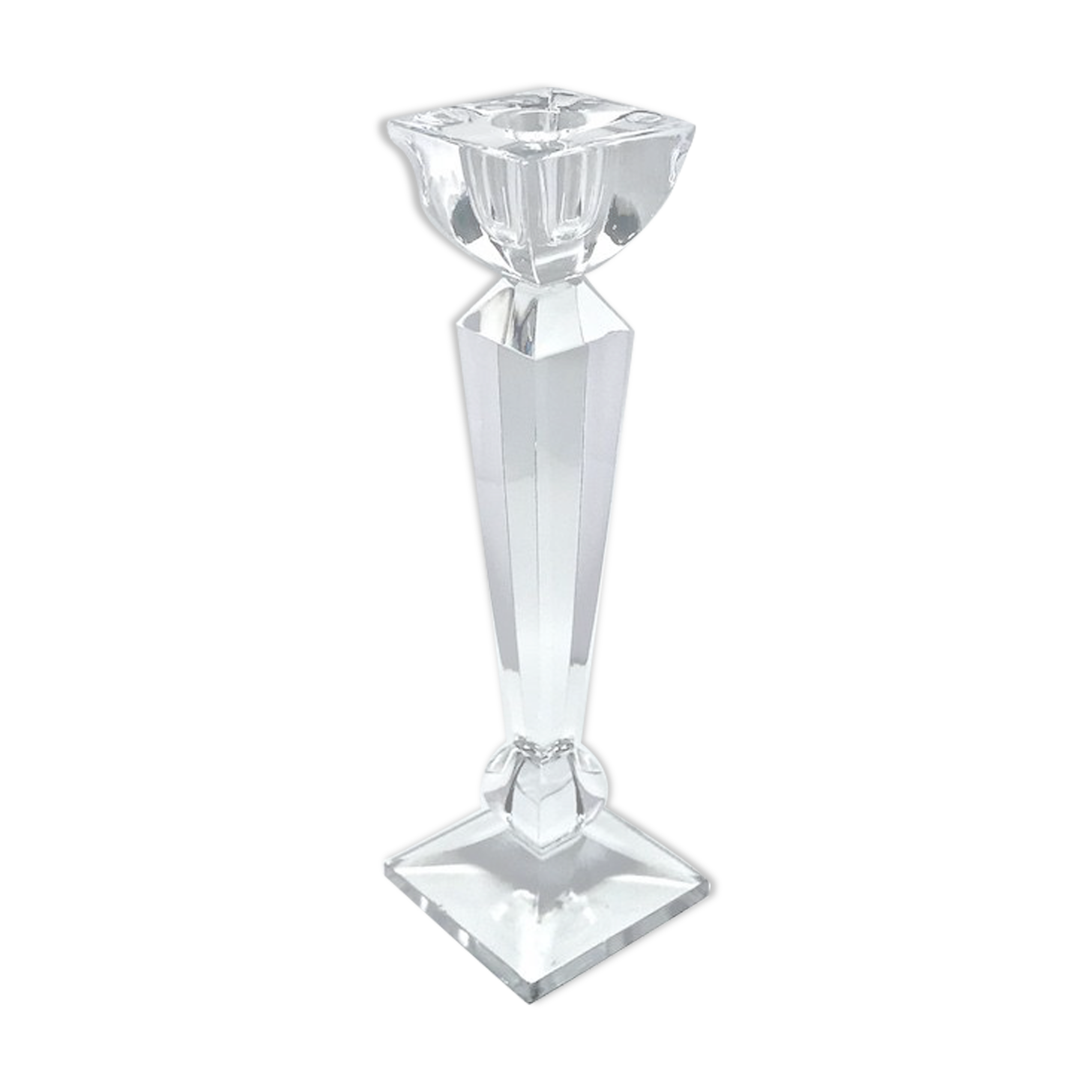 Crystal candle holder