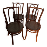 Suite de 4 chaises bistrot