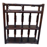 Rattan shelf