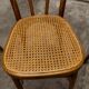 Set of 6 chairs bistro j&j kohn 1900 seat cannage