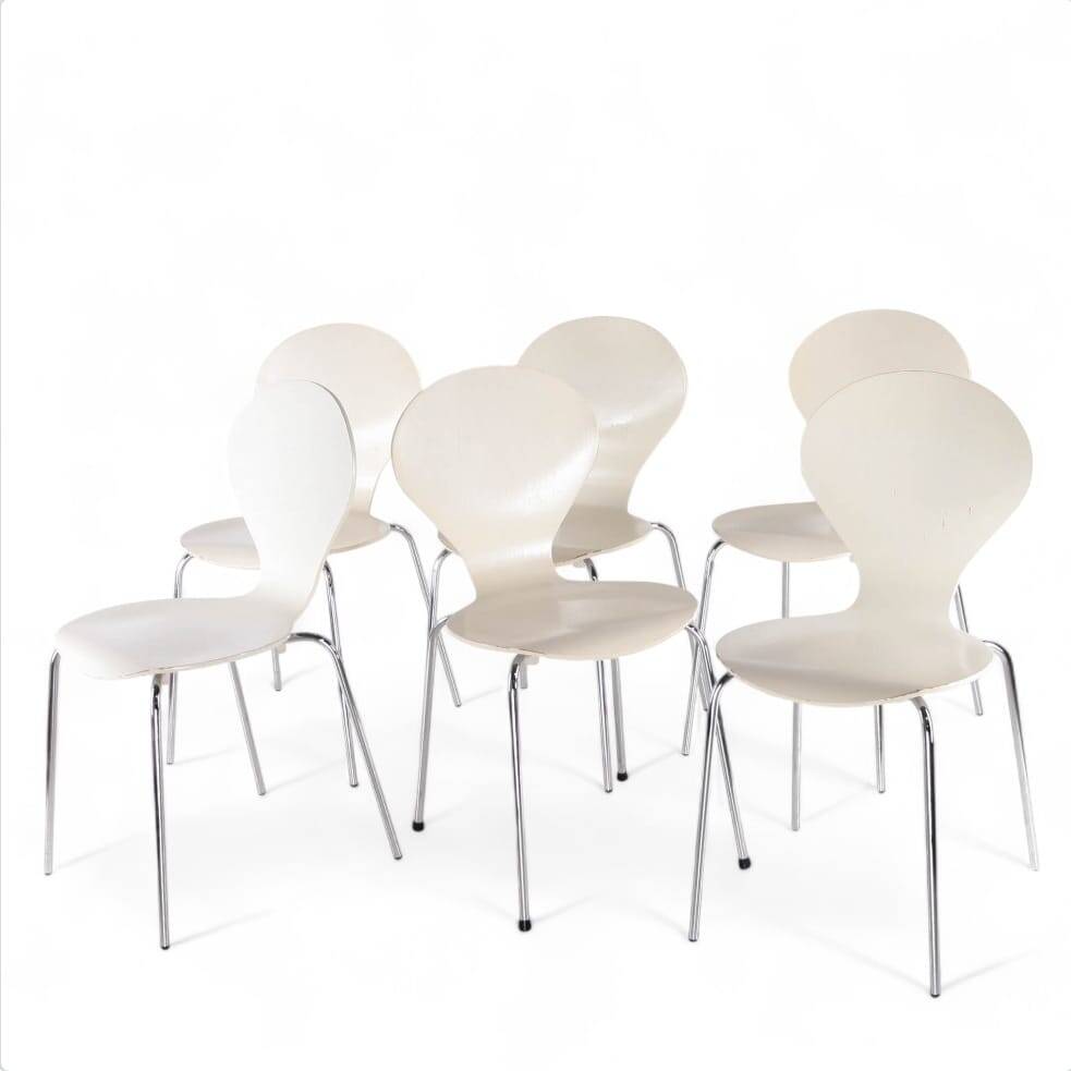 Suite de 6 chaises danoises