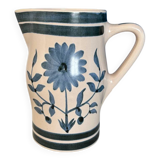 Longchamp blue flower ceramic pitcher