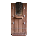 Art Deco walnut coat rack