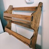 Vintage wooden wall shelf