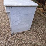 19th century marble bakery counter