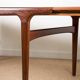 Table de repas Danoise, extensible, en Teck 1960 par Johannes Andersen 1960