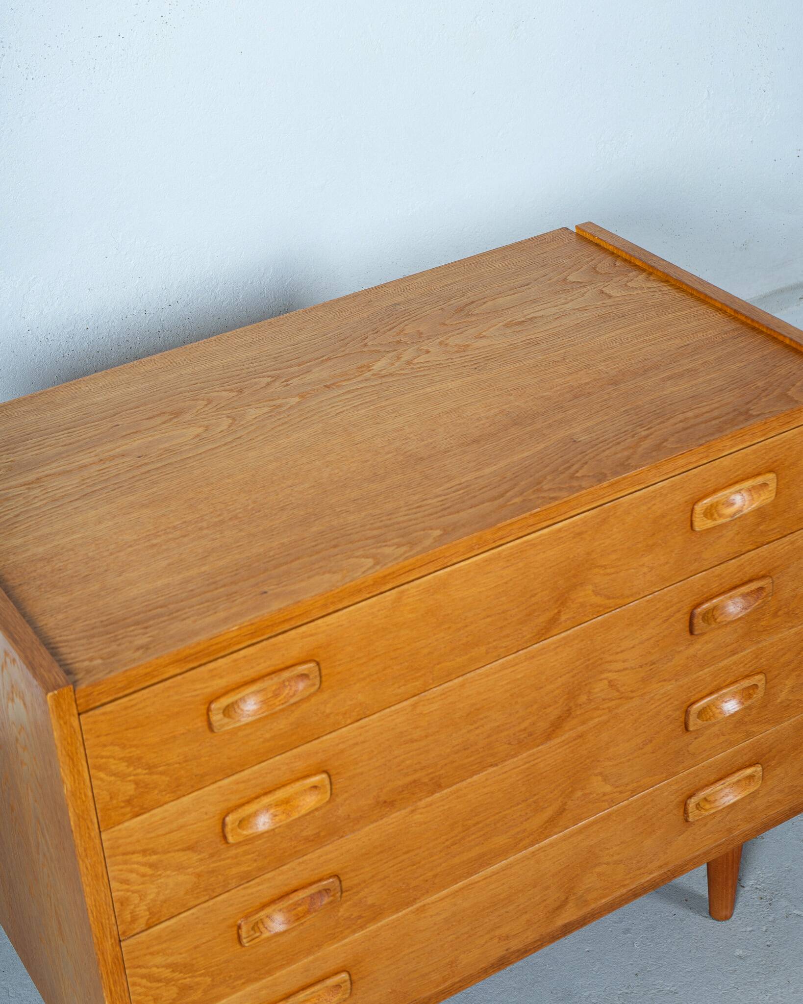 Mid Century Danish Commode made of oak by PS System