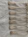 6 silver metal cutlery mesh model