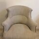 Fauteuil crapaud ancien restauré
