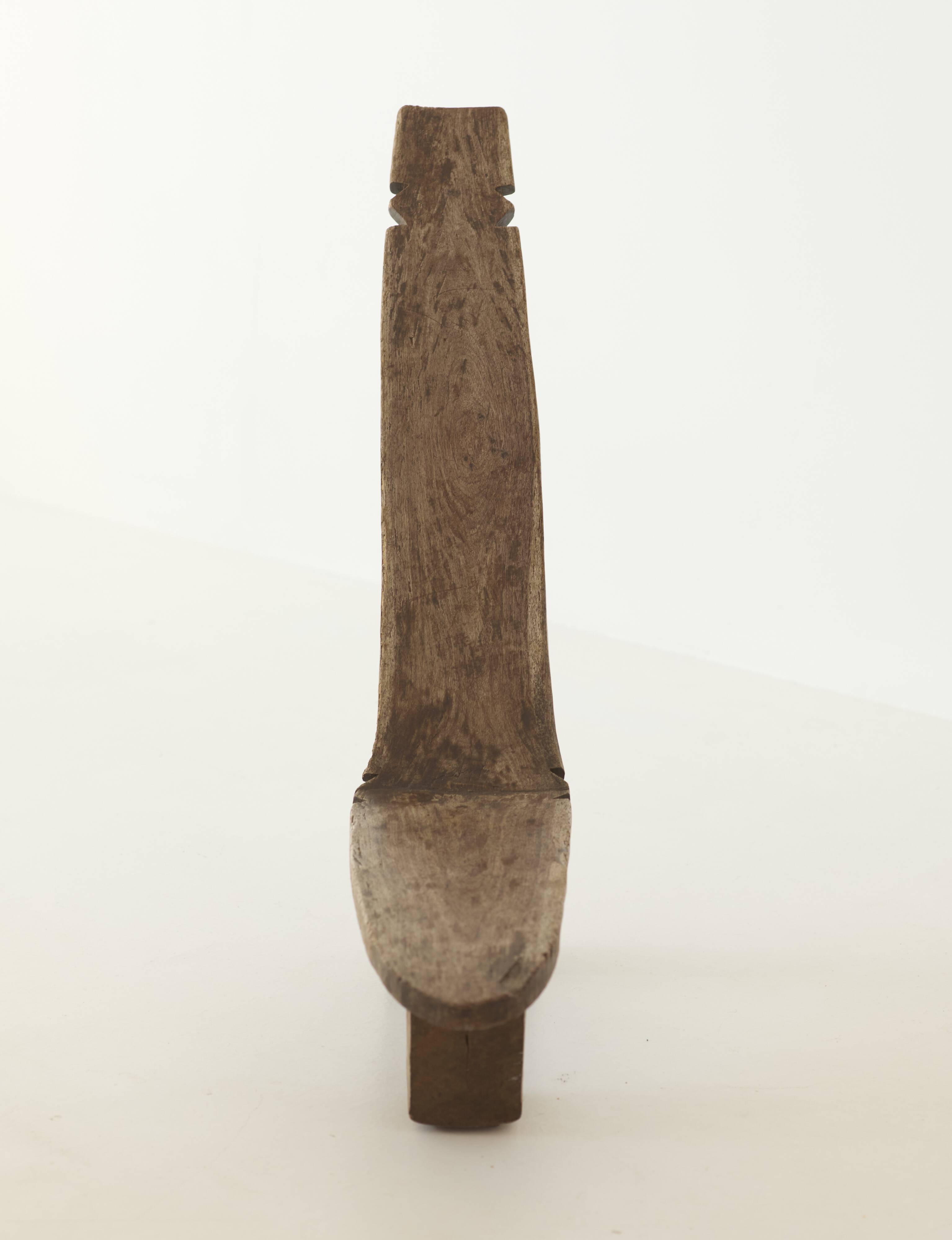 Chair / Armchair in monoxyl wood West Africa Lobi / Stargazer 1950