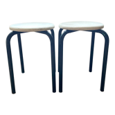 Pair of industrial stools