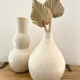 White vase in tadelakt