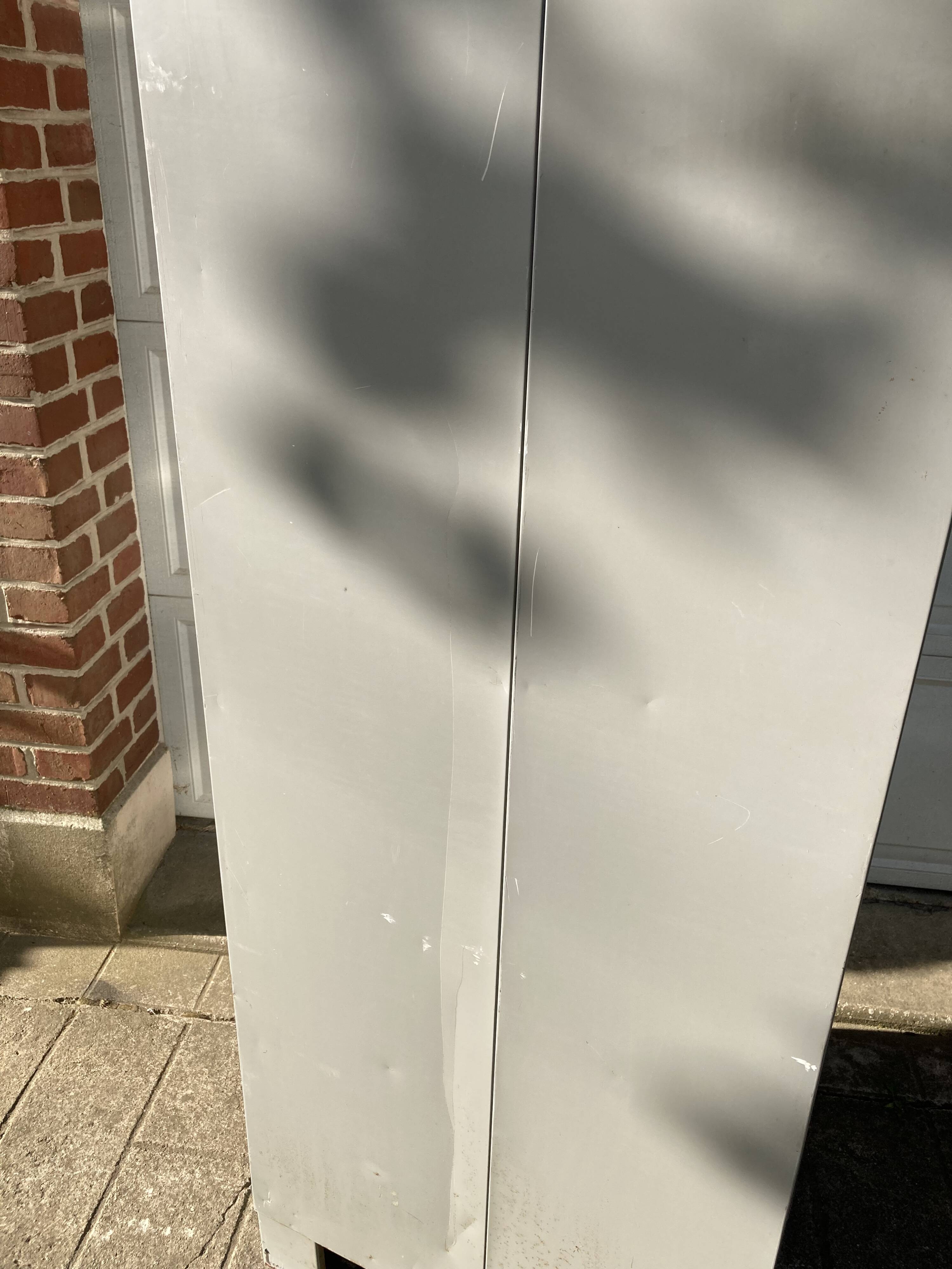 Two-door metal locker