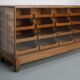 Antique British Maple & Oak Haberdashery Cabinet or Shop Counter, 1920/30s