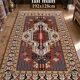 Handmade Persian Gutchan rug 192x128cm