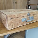 Wooden suitcase