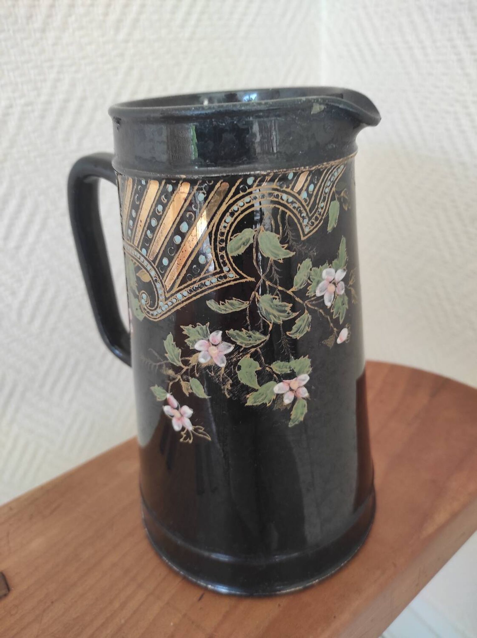 Antique English ceramic pitcher