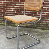 Cesca design chair model b32 in chrome