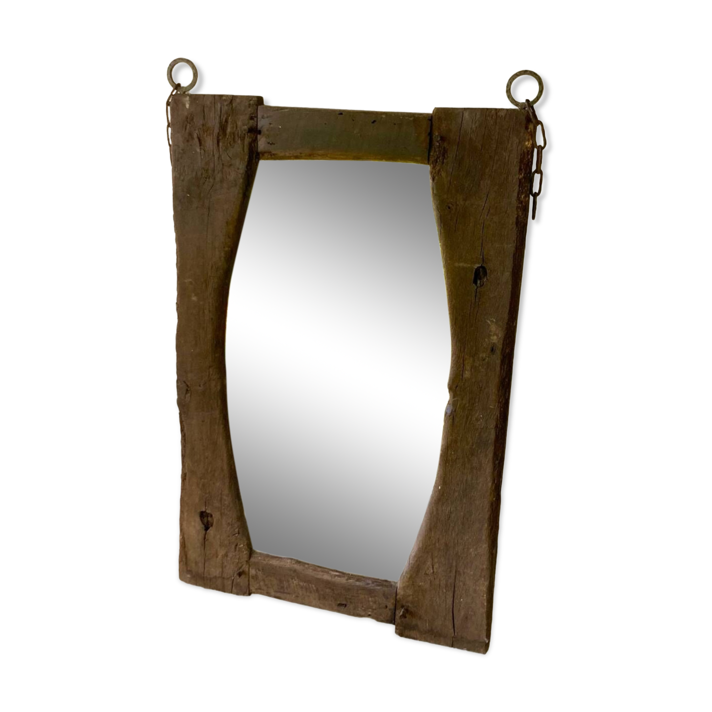 Folk art mirror