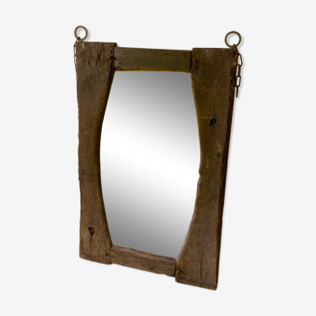 Folk art mirror