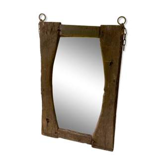 Folk art mirror